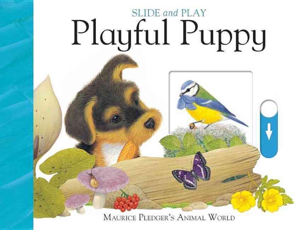 Slide & Play: Playful Puppy by A.J. Wood (English) Board Books Book ...