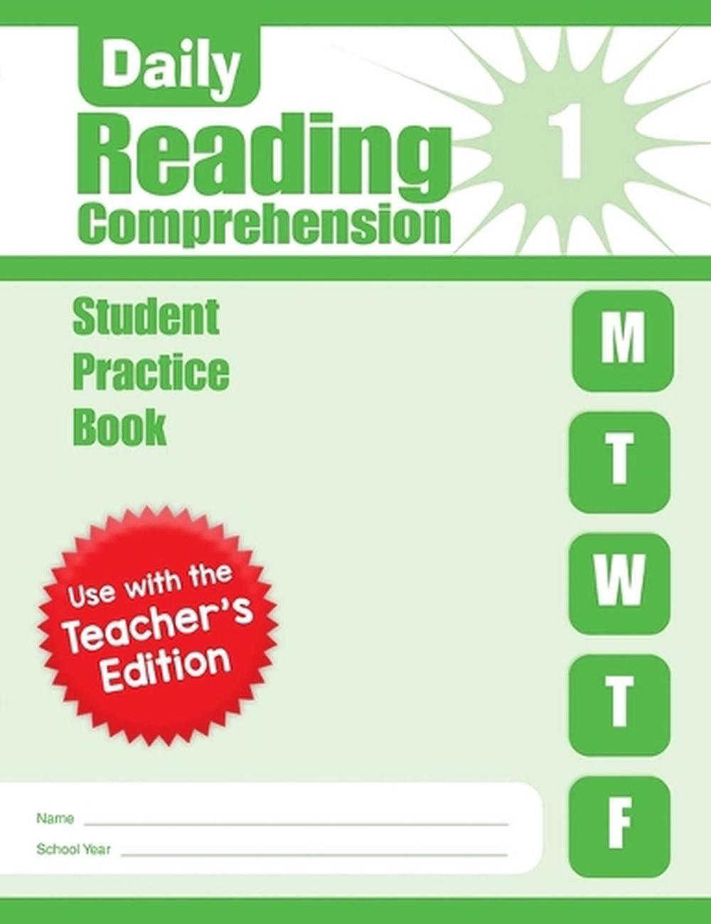 Daily reading comprehension grade 1 sb by evan moor educational 