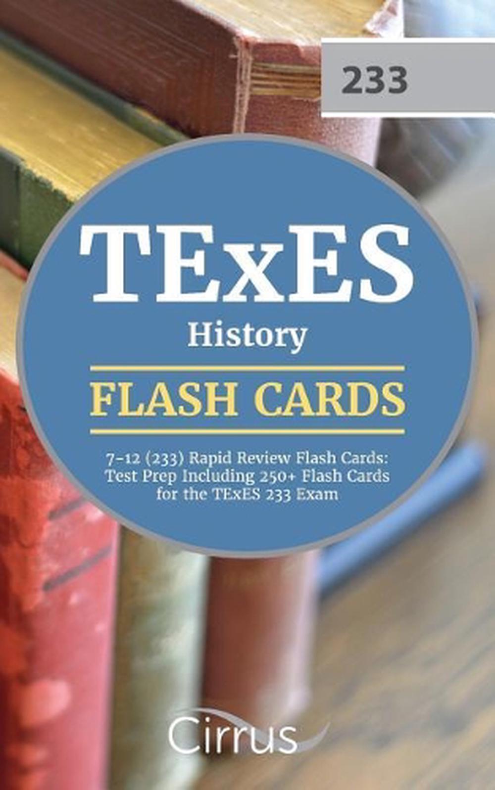 TExES History 712 (233) Rapid Review Flash Cards Test Prep Including