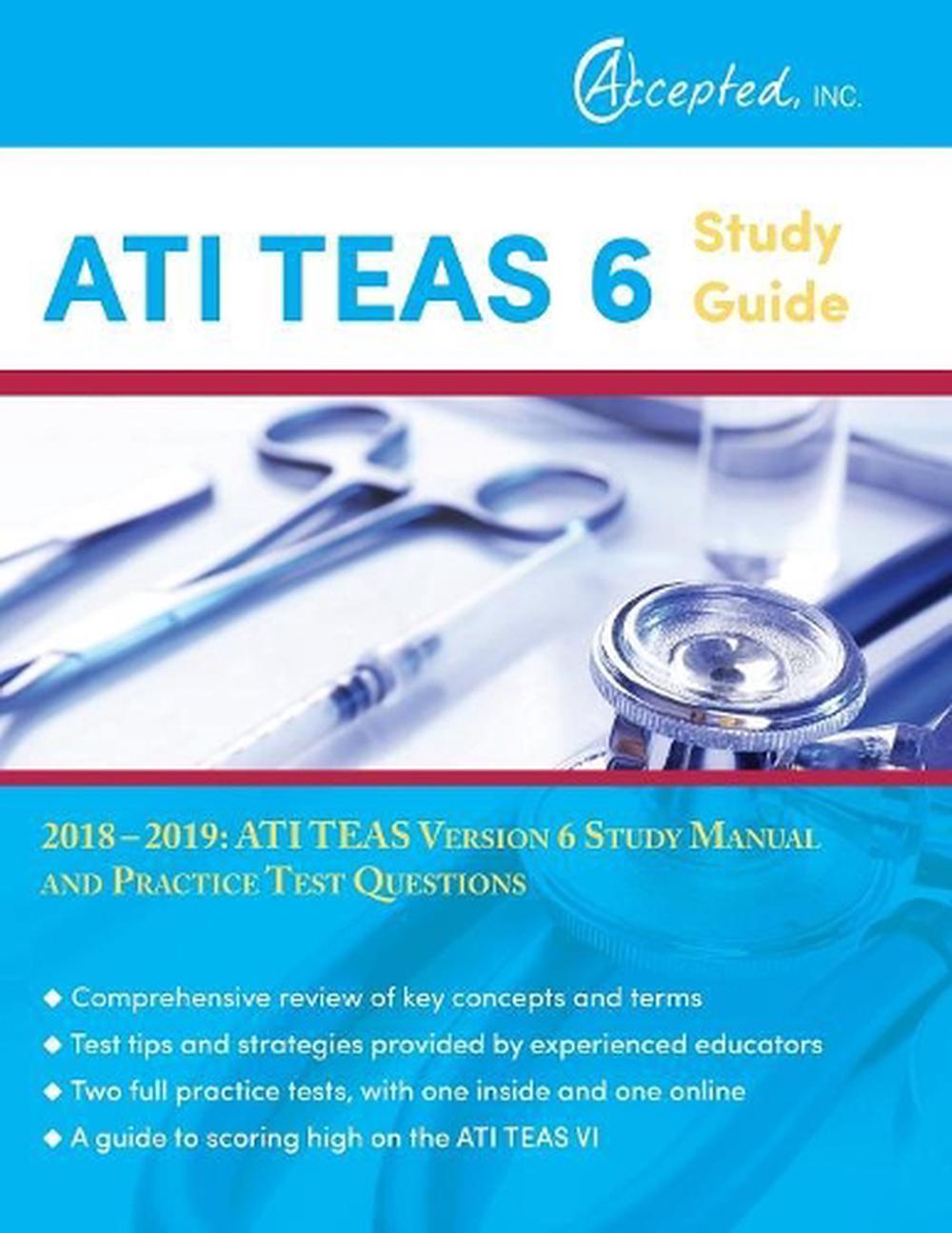 ATI TEAS 6 Study Guide 20182019 ATI TEAS Version 6 Study Manual and
