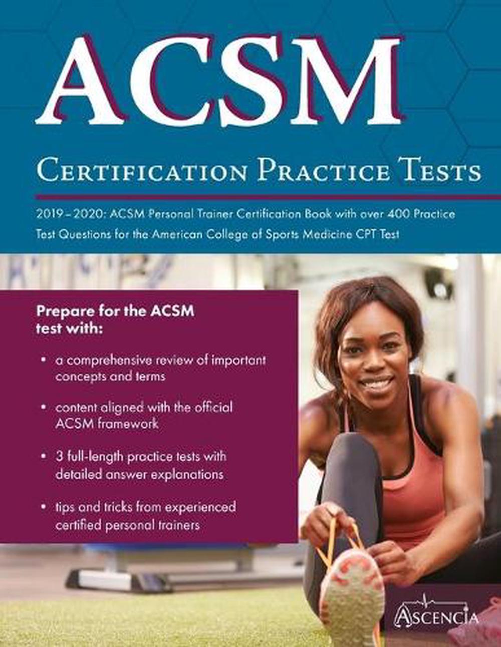 ACSM Certification Practice Tests 2019-2020: ACSM Personal Trainer ...