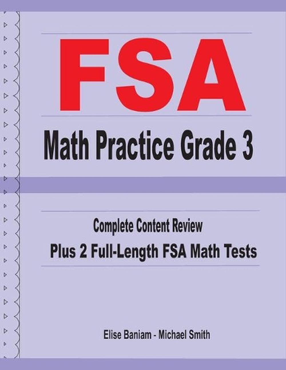 fsa-math-practice-grade-3-complete-content-review-plus-2-full-length-fsa-math-t-ebay