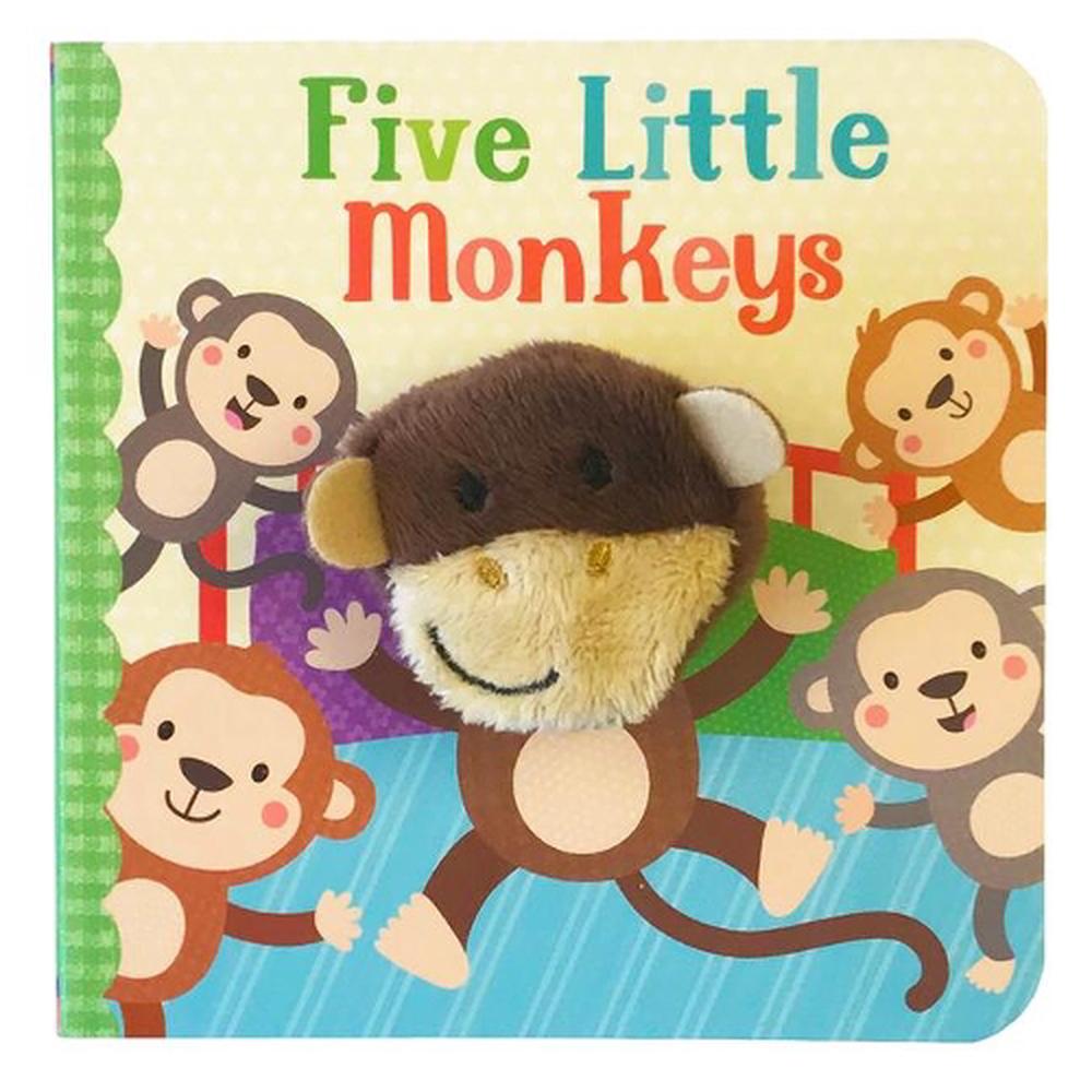 Five Little Monkeys Finger Puppet Book by Sarah Ward (English) Board