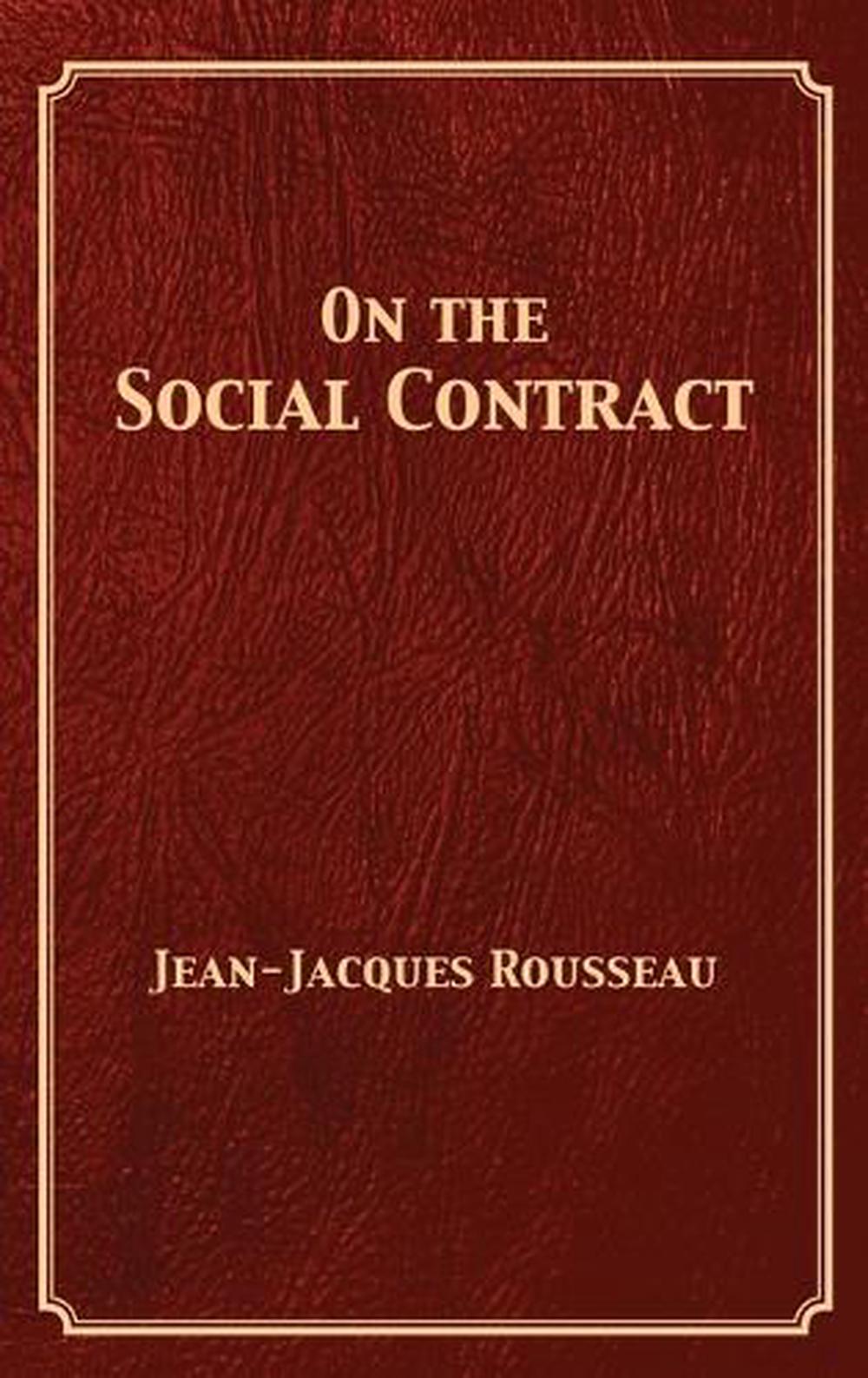 On The Social Contract By Jean Jacques Rousseau English Hardcover