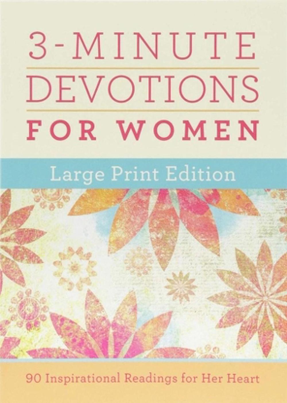 3Minute Devotions for Women Large Print Edition 90 Inspirational