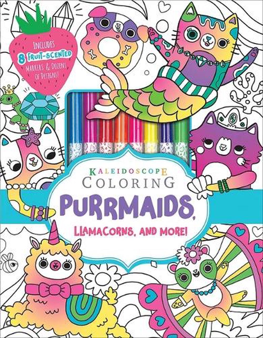 Kaleidoscope Coloring: Purrmaids, Llamacorns, and More! by Editors of