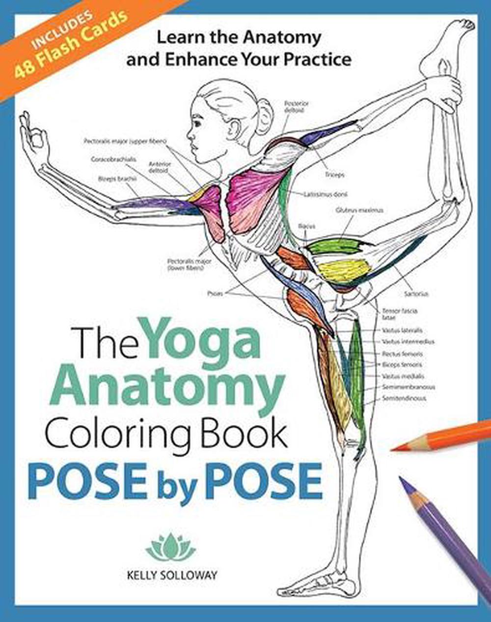 Download Yoga Anatomy Coloring Pose by Pose by Kelly Solloway ...