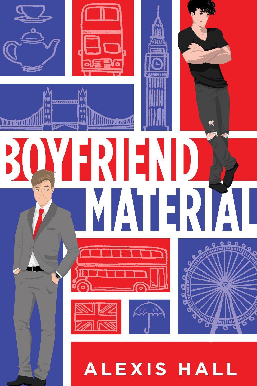 Boyfriend Material by Alexis Hall (English) Paperback Book Free