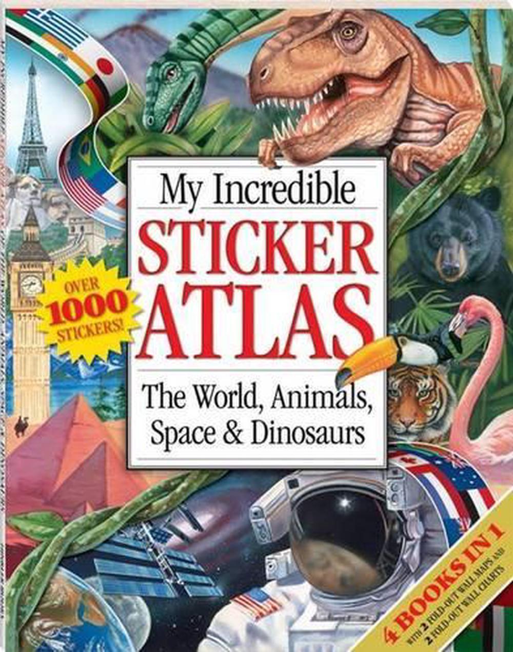 My Incredible Sticker Atlas by Hinkler Books Pty Ltd Paperback Book