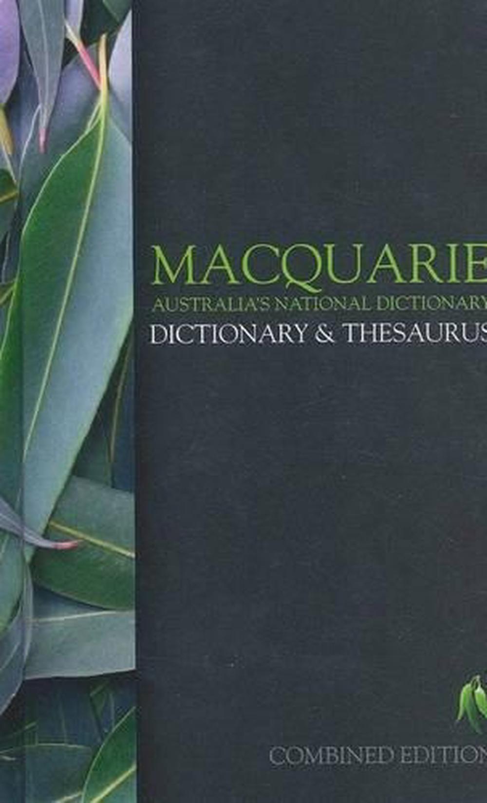 Macquarie Dictionary and Thesaurus by Macquarie Dictionary (English