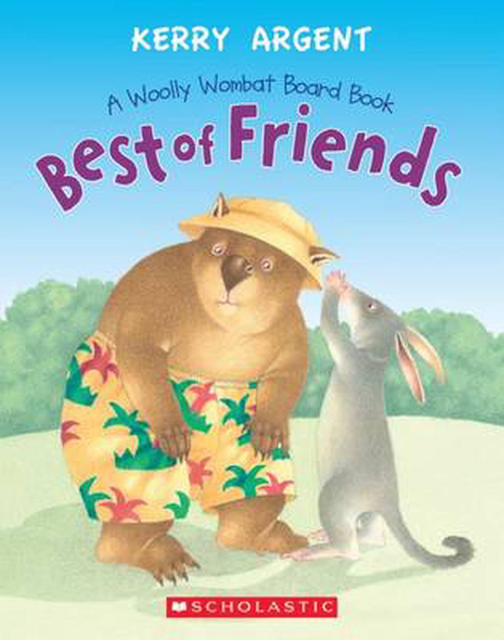 One Woolly Wombat Best of Friends by Kerry Argent Board Books Book