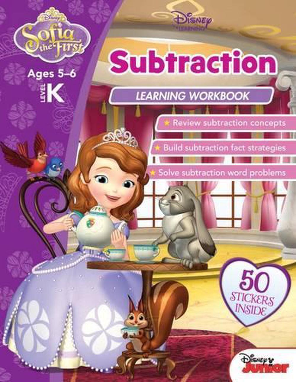 Disney Sofia the First - Subtraction Learning Workbook ...