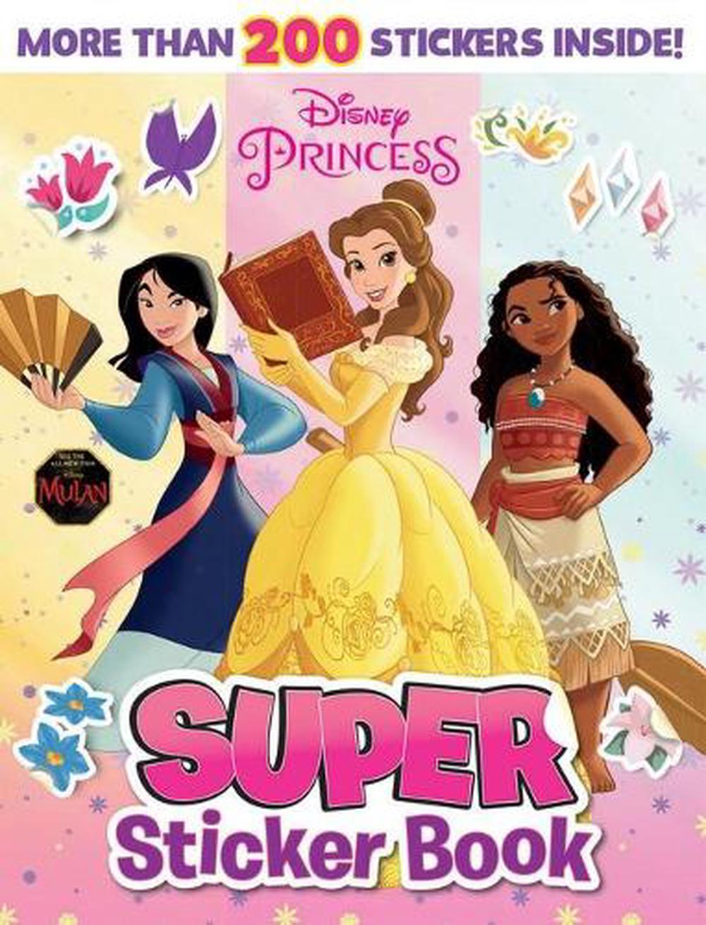 Disney Princess Super Sticker Book English Paperback Book Free