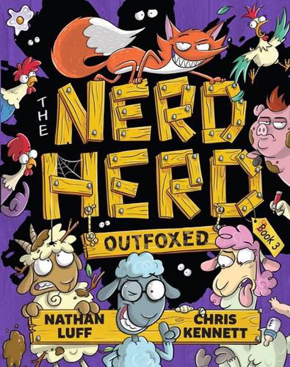 The Nerd Herd #3: Outfoxed by LUFF Nathan Paperback Book - Zdjęcie 1 z 1