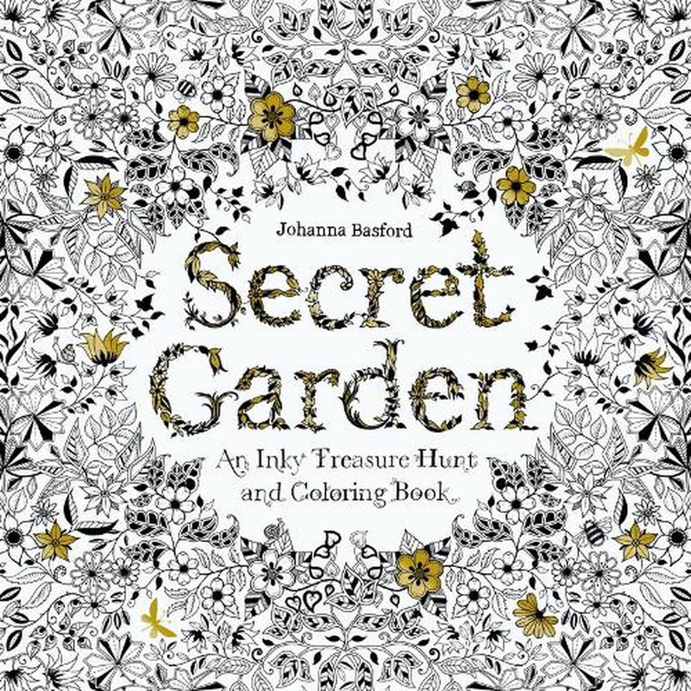 Secret Garden An Inky Treasure Hunt and Coloring Book by Johanna Basford (Engli 9781780671062