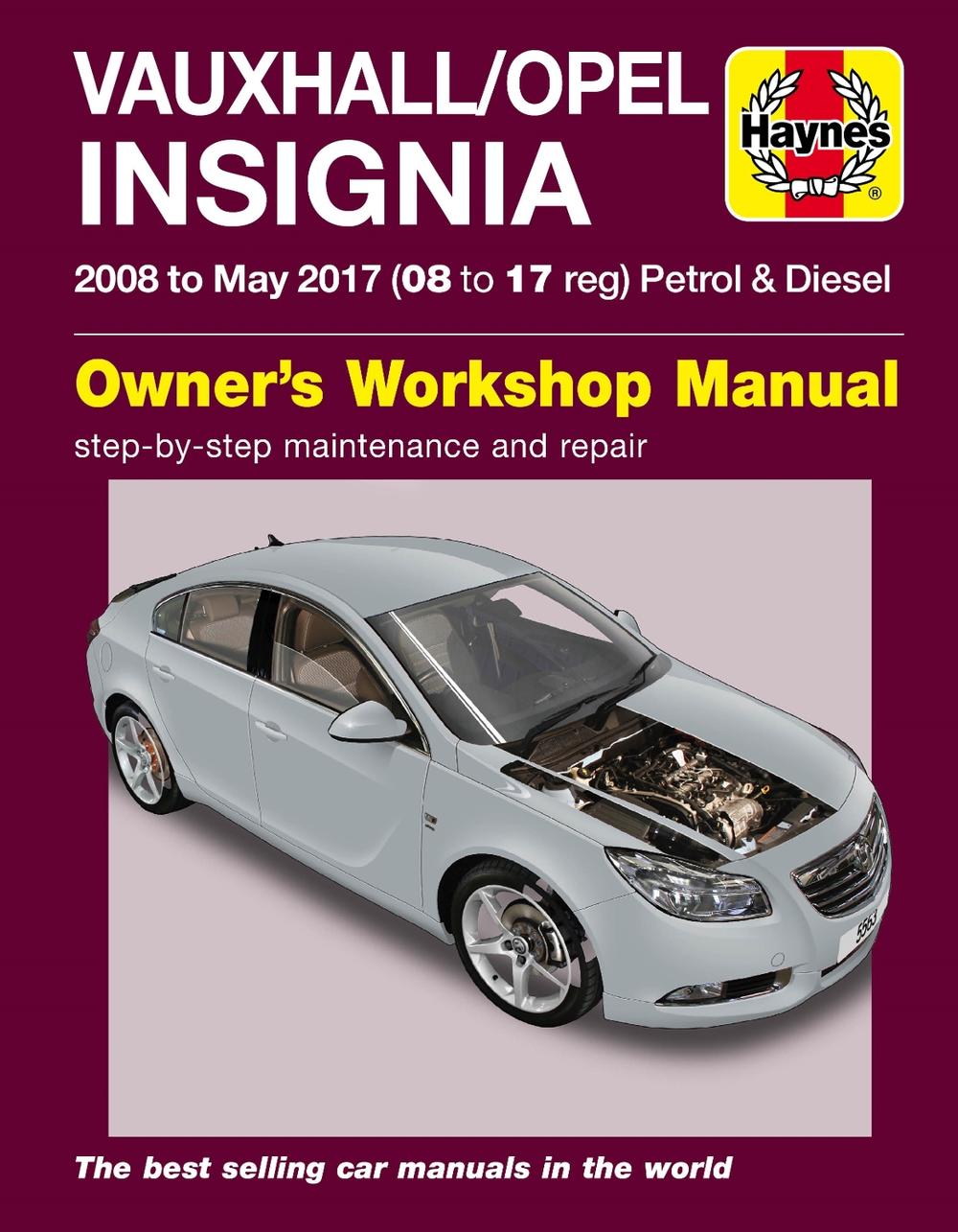Vauxhall/opel Insignia Service and Repair Manual by Anon Paperback Book