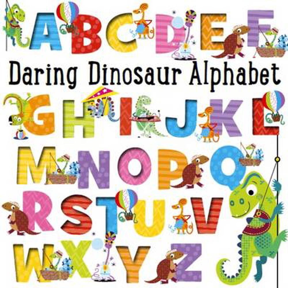 Daring Dinosaur Alphabet  English Board Books Book Free 