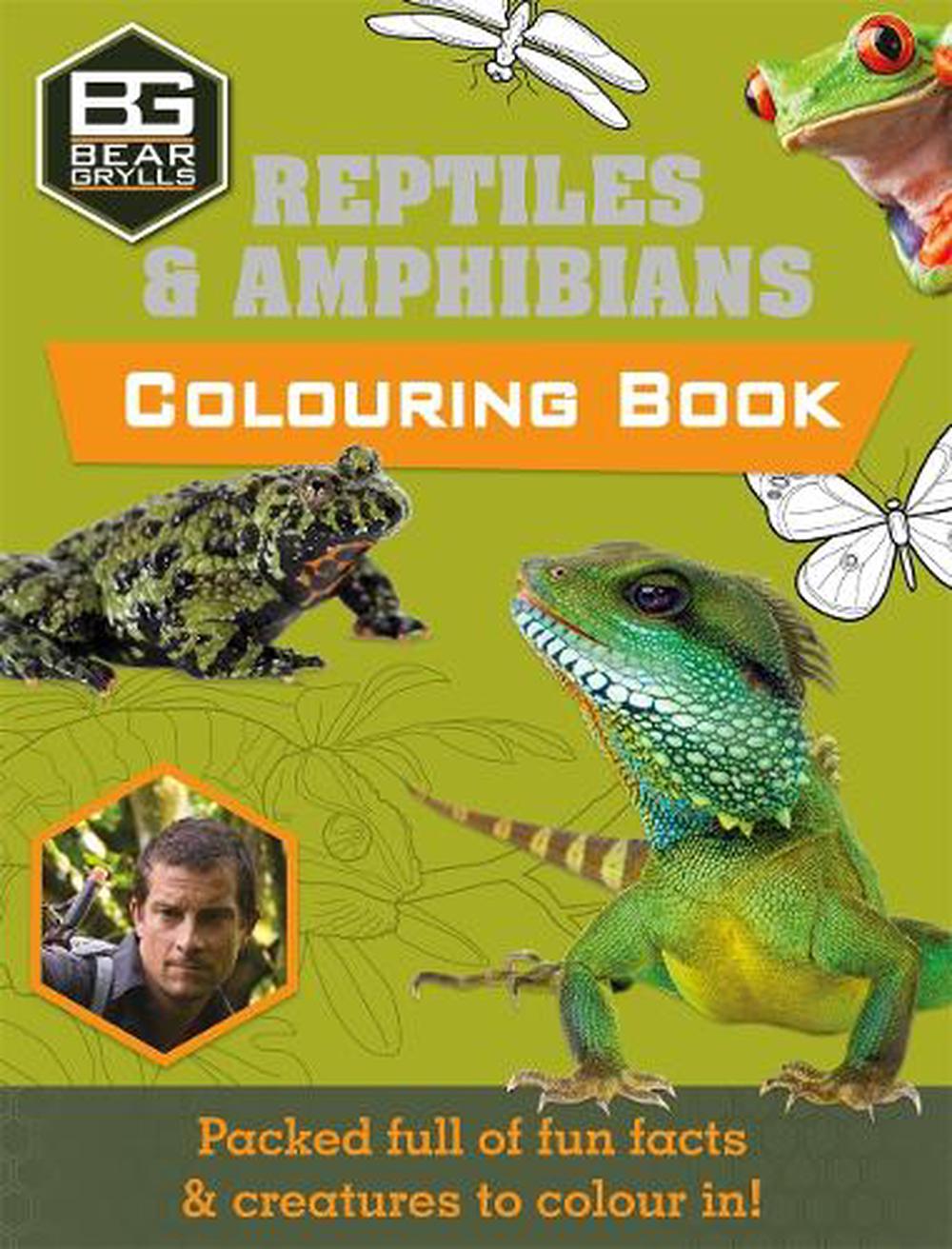 Bear Grylls Colouring Books Reptiles by Bear Grylls