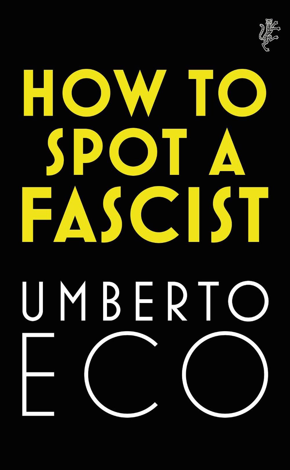 How to Spot a Fascist by Umberto Eco (English) Paperback Book - Bild 1 von 1