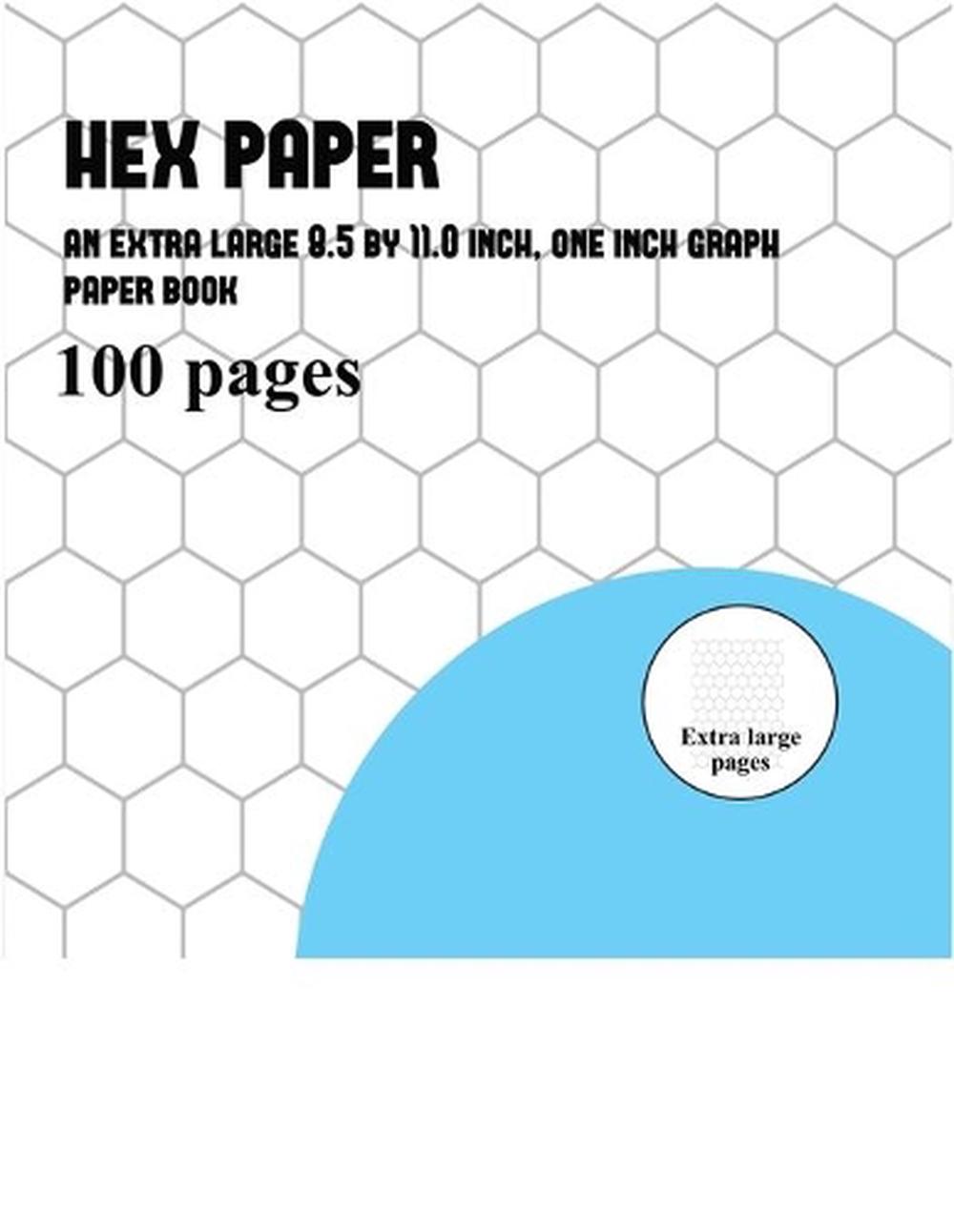 hex paper an extra large 85 by 110 inch hexagonal one inch graph