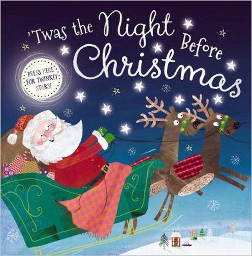 #39 Twas the Night before Christmas Hardcover Book Free Shipping