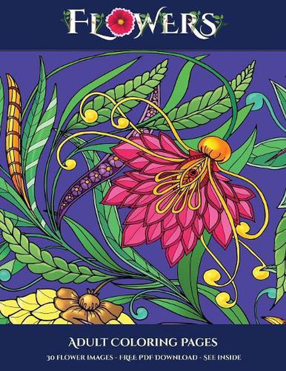 Download Adult Coloring Pages (flowers): Advanced Coloring ...