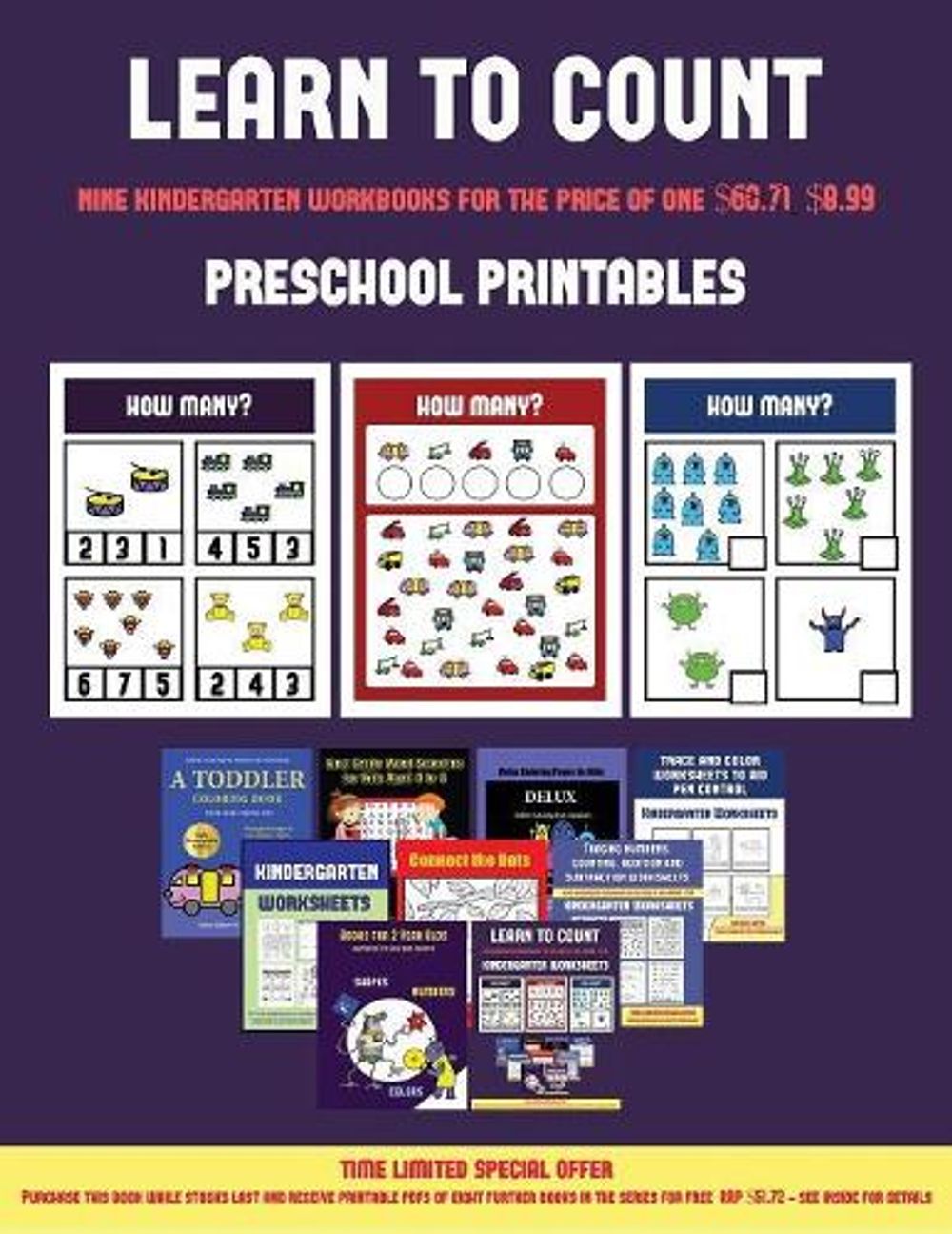 Preschool Printables (Learn to Count for Preschoolers): A Full-Color ...