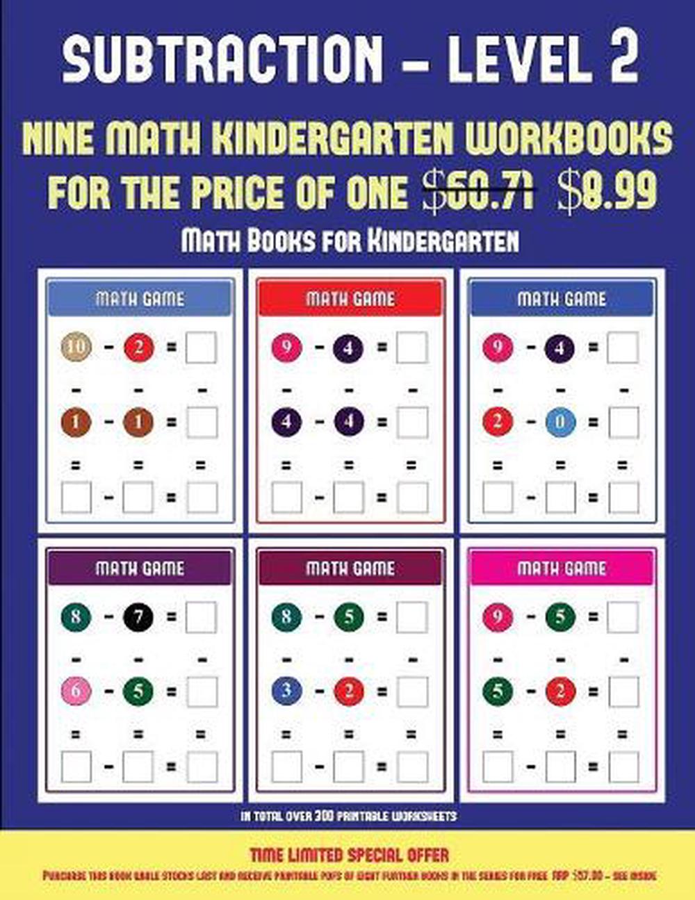 Math Books for Kindergarten (Kindergarten Subtraction