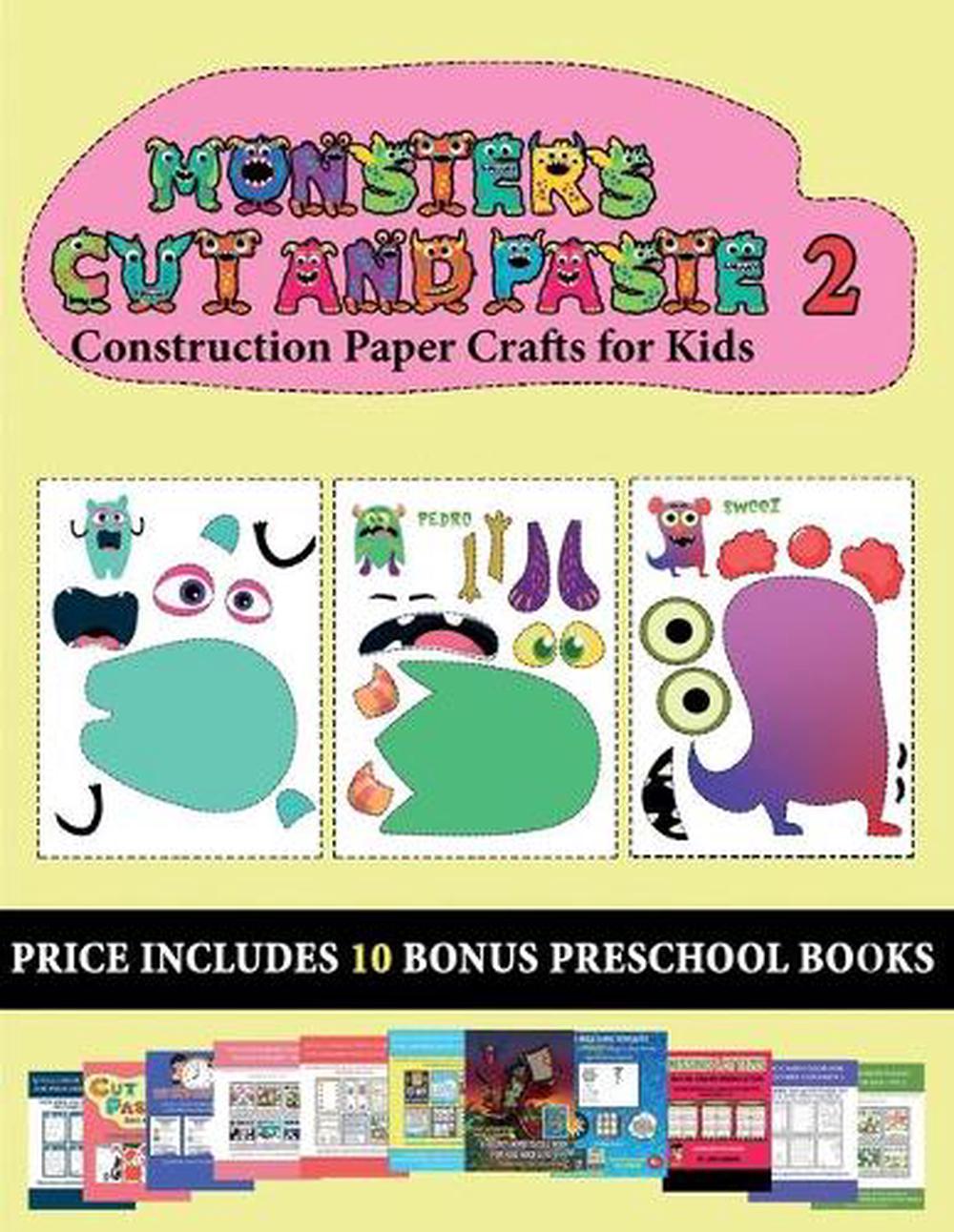 Construction Paper Crafts for Kids (20 full-color kindergarten cut and