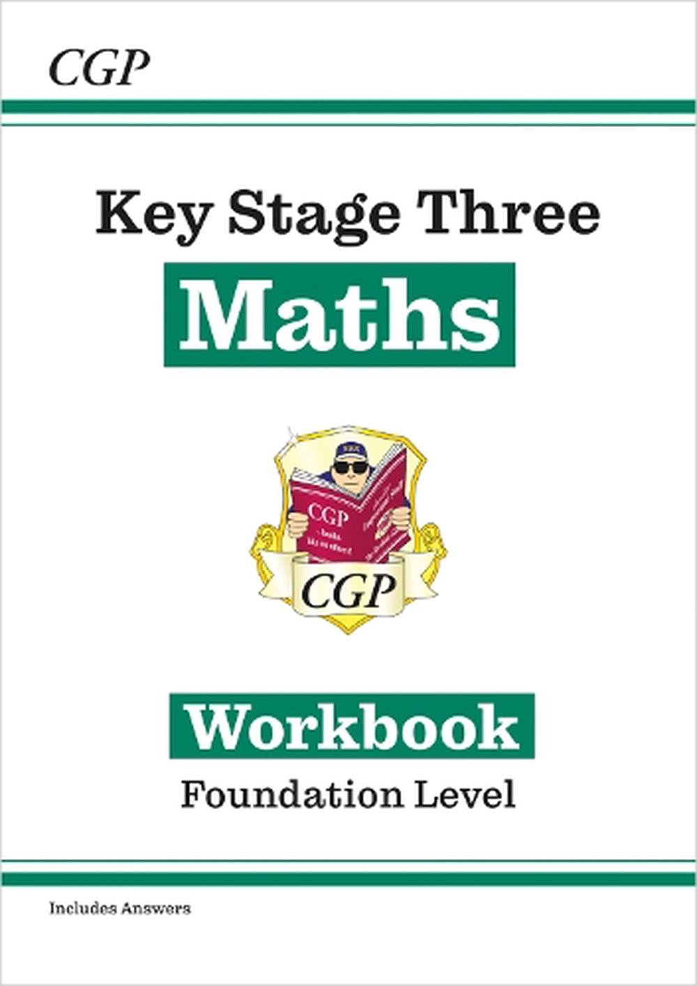 Ks3 Maths Workbook With Answers Foundation By Cgp Books English Free 