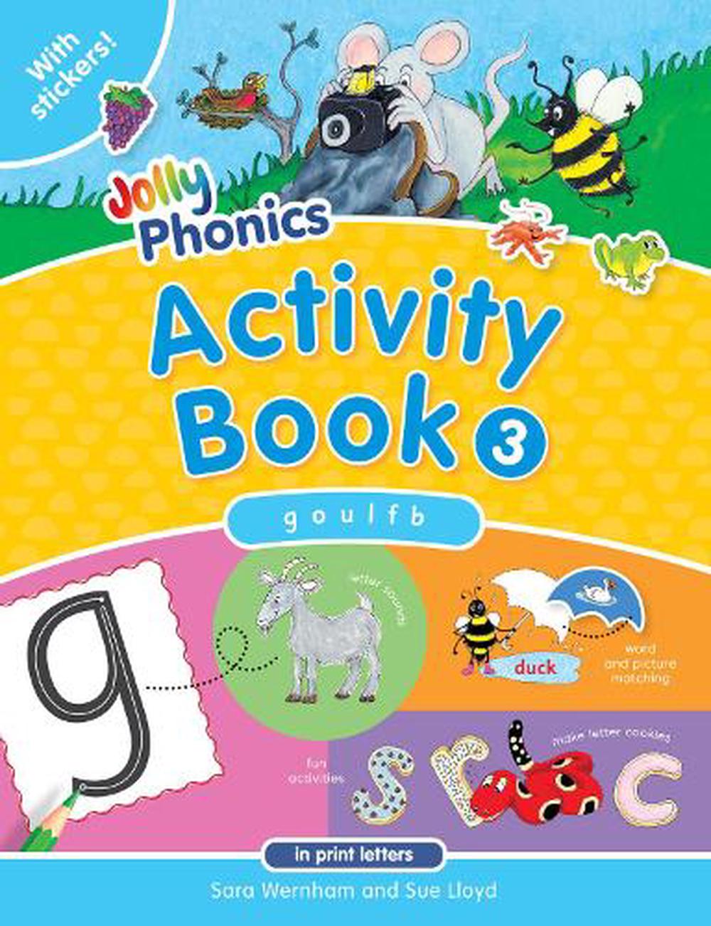 Jolly Phonics Activity Book 3 (in Print Letters) by Sara Wernham ...