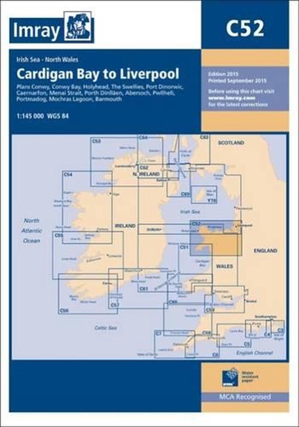 Imray Chart C52 by Imray Paperback Book Free Shipping!