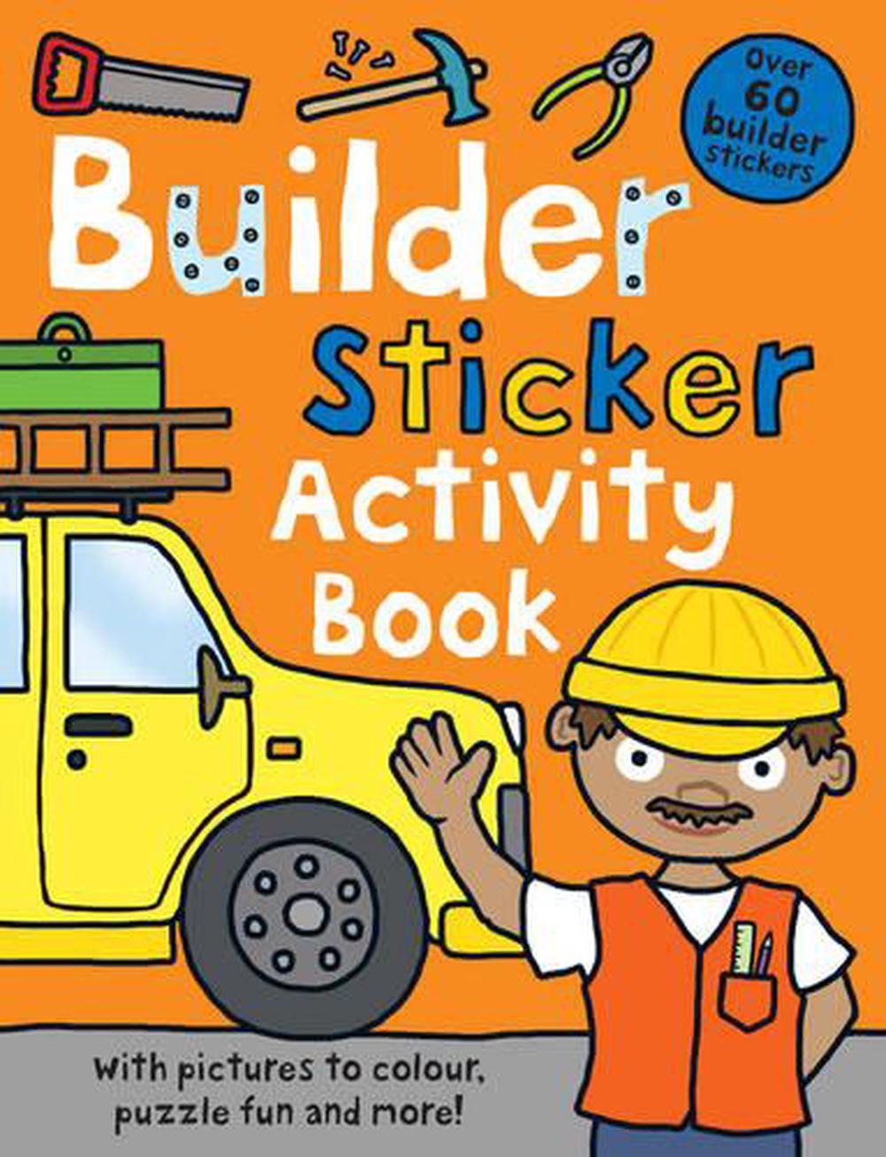 Builder Preschool Sticker Activity by Roger Priddy (English) Paperback Book Fre 9781849154598