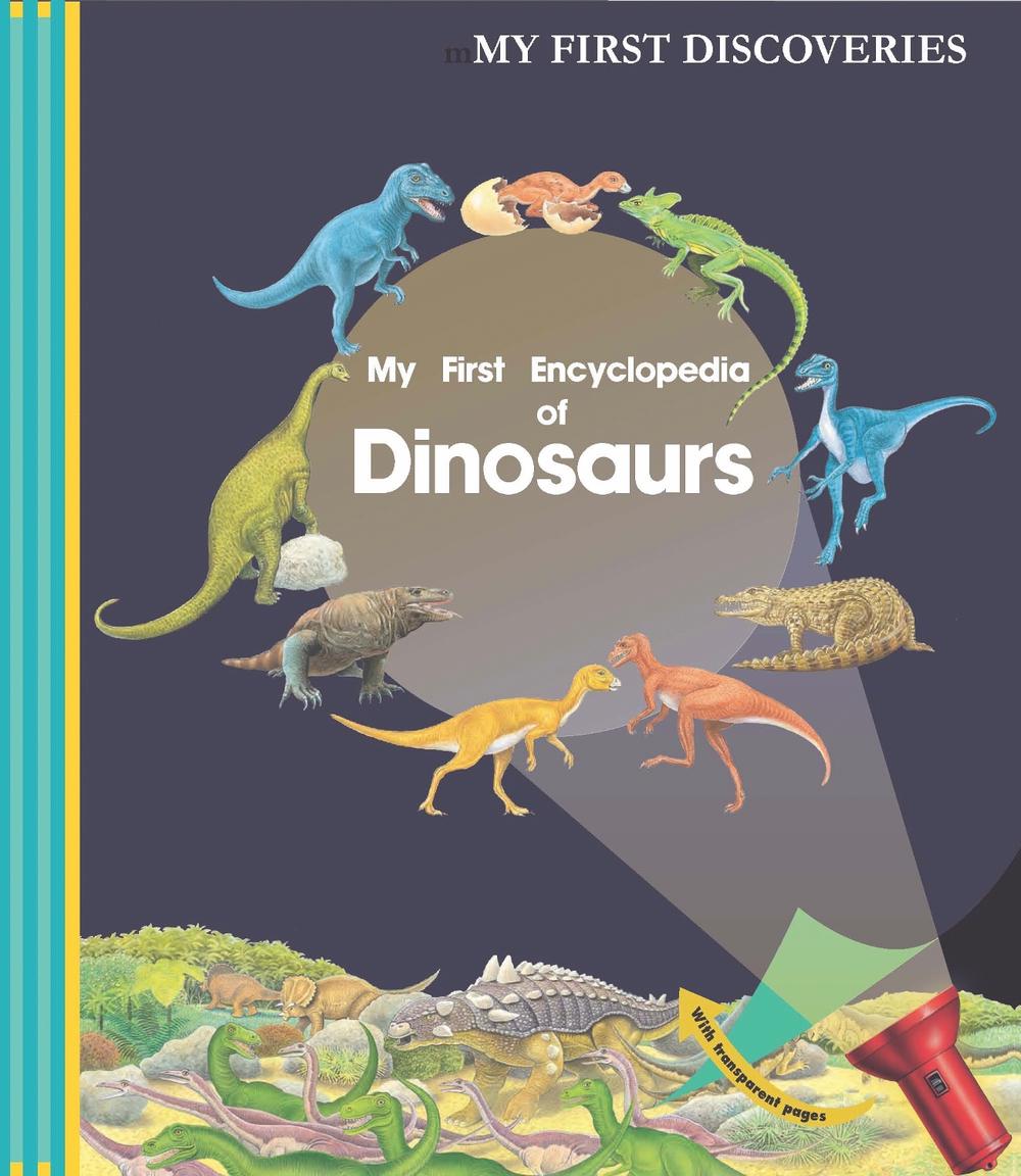 My First Encyclopedia of Dinosaurs by Henri Galeron (English) Spiral Book Free S 9781851034246