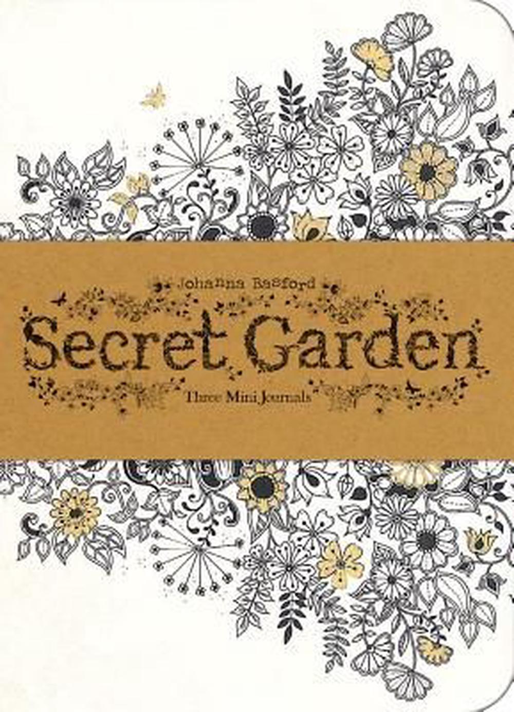 miniature secret garden coloring book