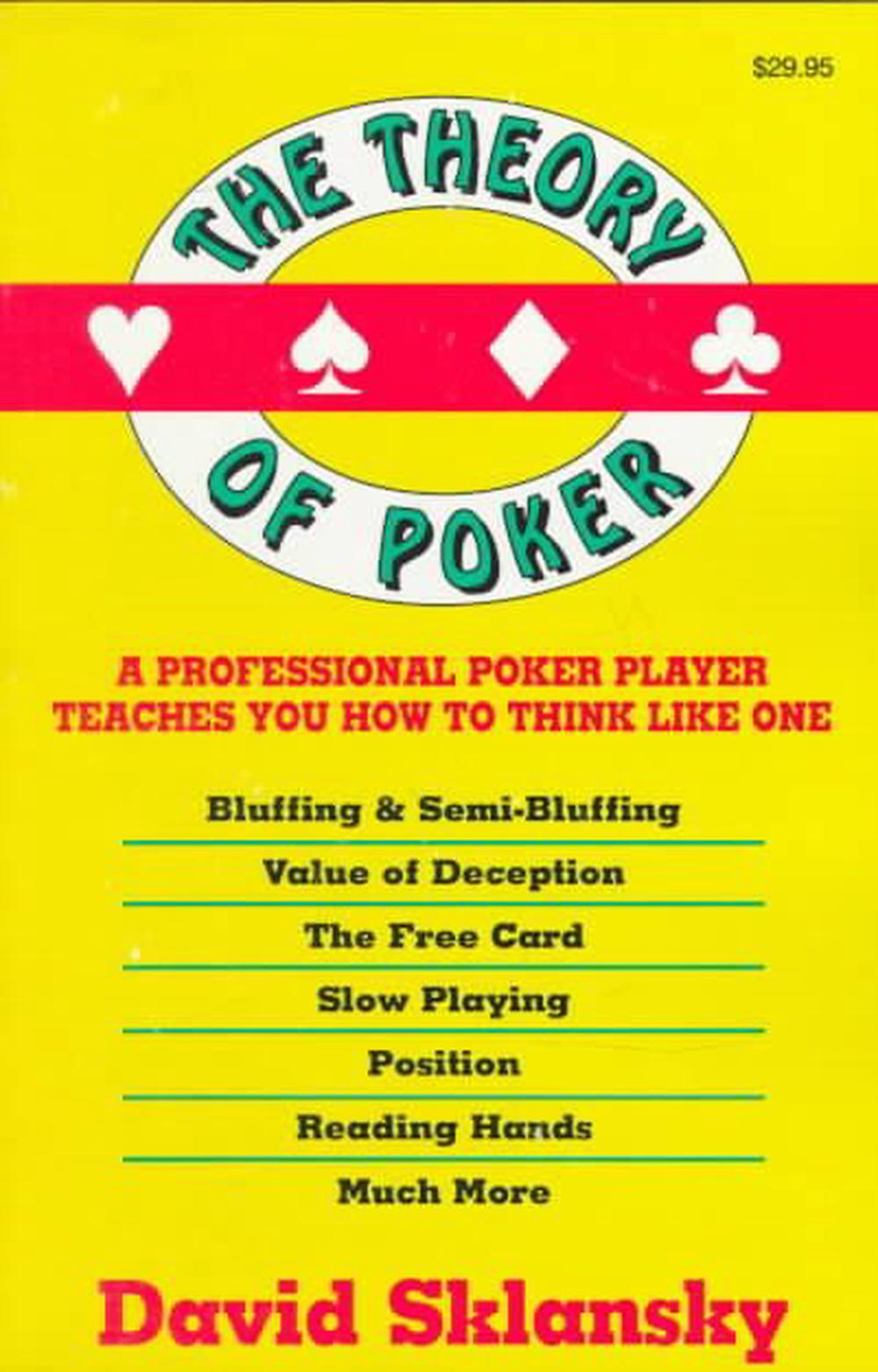 the theory of poker por david sklansky