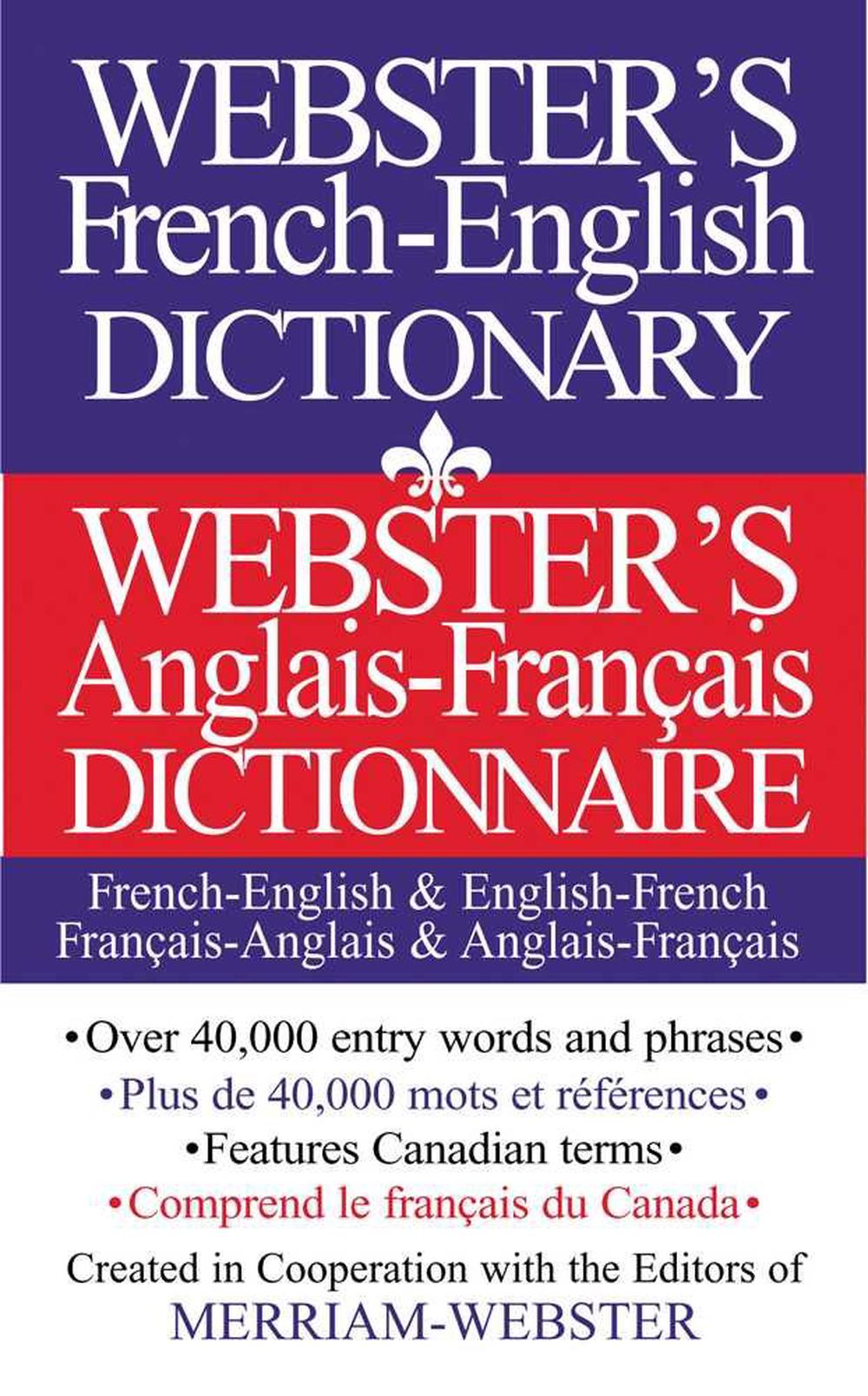 Webster's French-English Dictionary By Inc. Staff Merriam-Webster ...