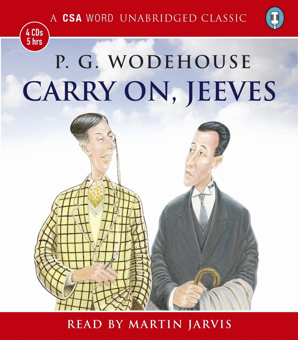 Carry on Jeeves by P.G. Wodehouse (English) Compact Disc Book Free