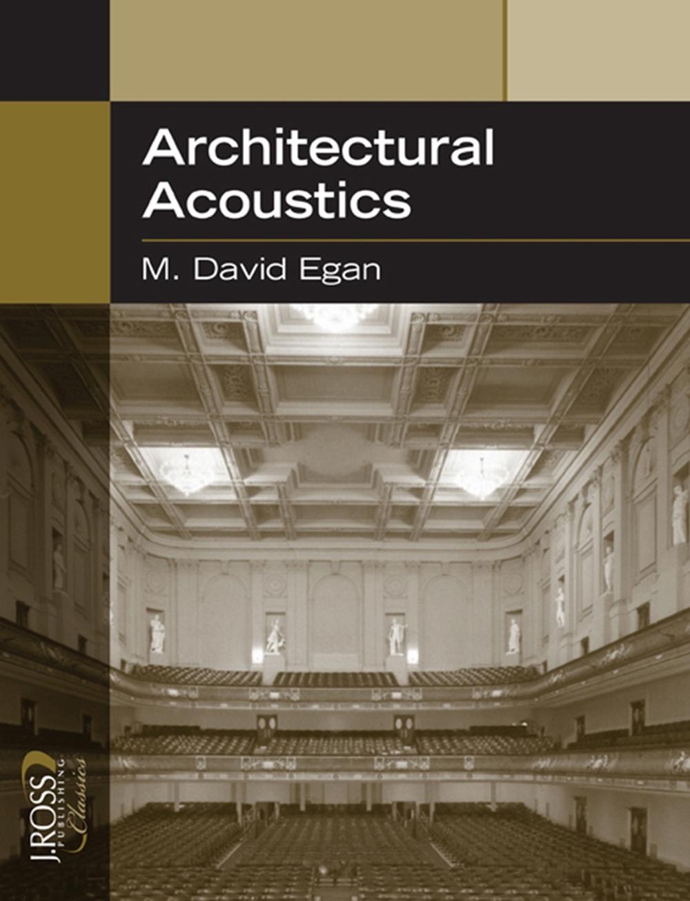 Architectural Acoustics by M. David Egan (English) Paperback Book Free
