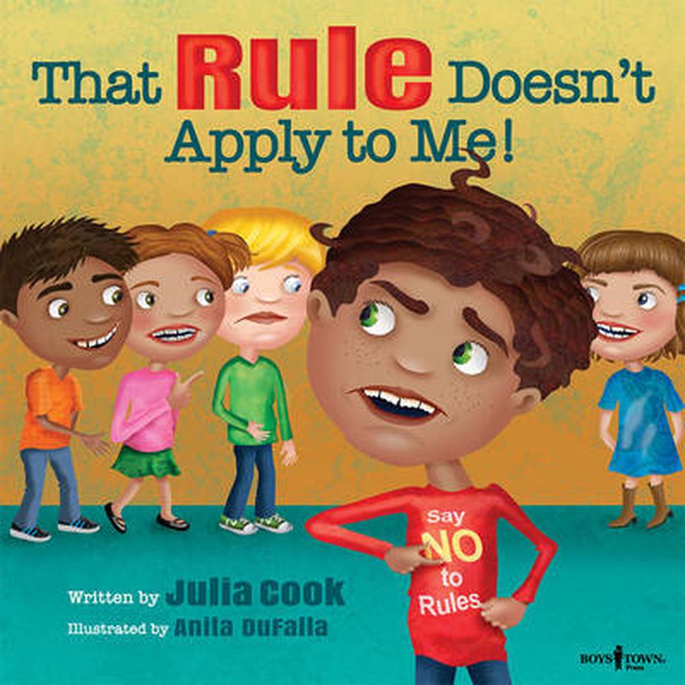 That Rule Doesnt Apply To Me By Julia Cook English Paperback Book