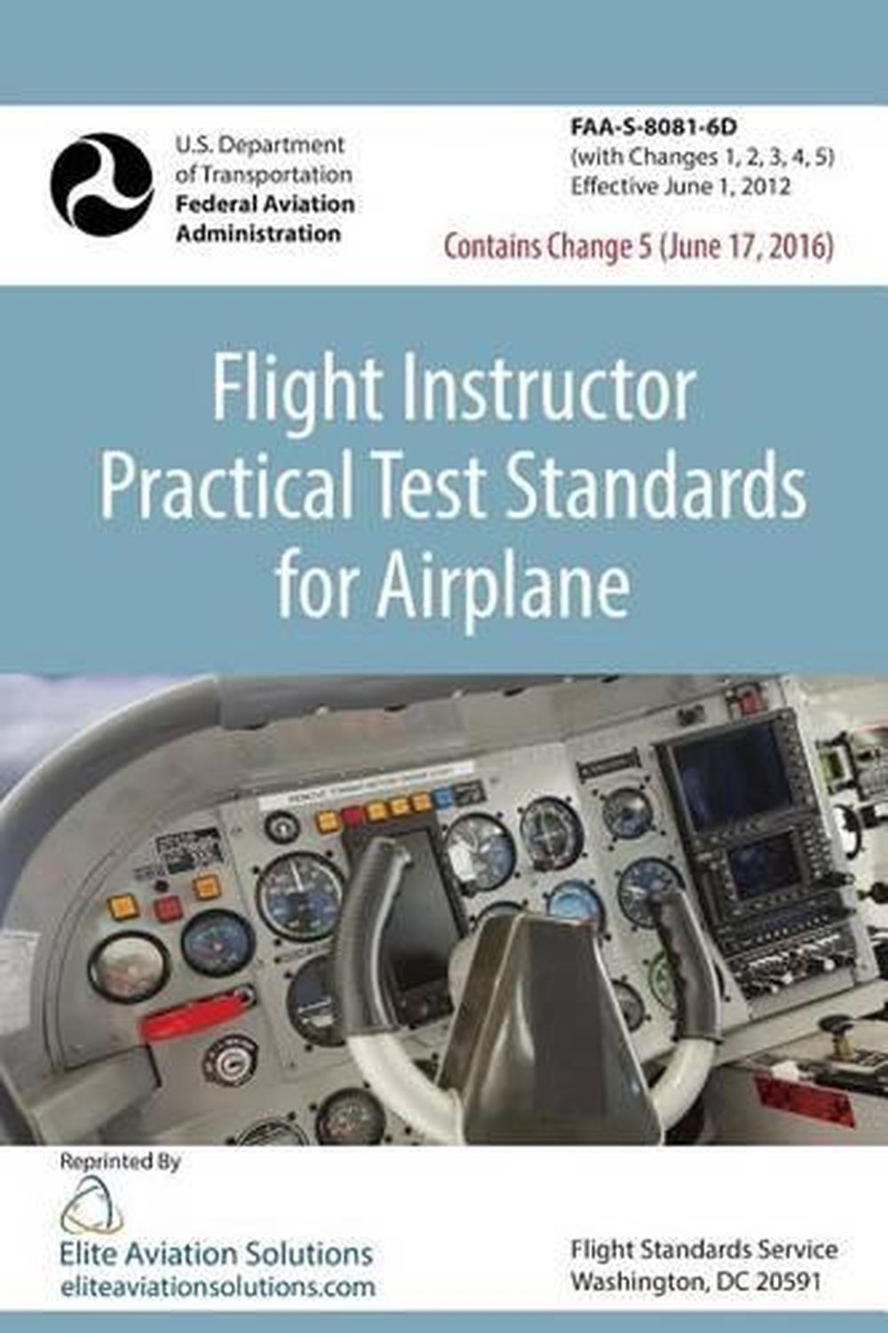 8081-6DM ASA Practical Test Standards PTS Flight Instructor CFI Multi-Engine