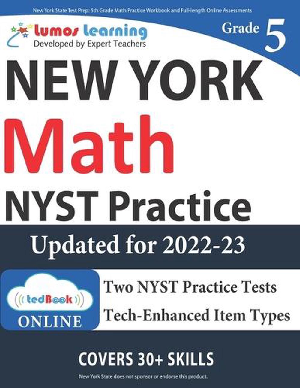 New York State Test Prep 5th Grade Math Practice Workbook and Full