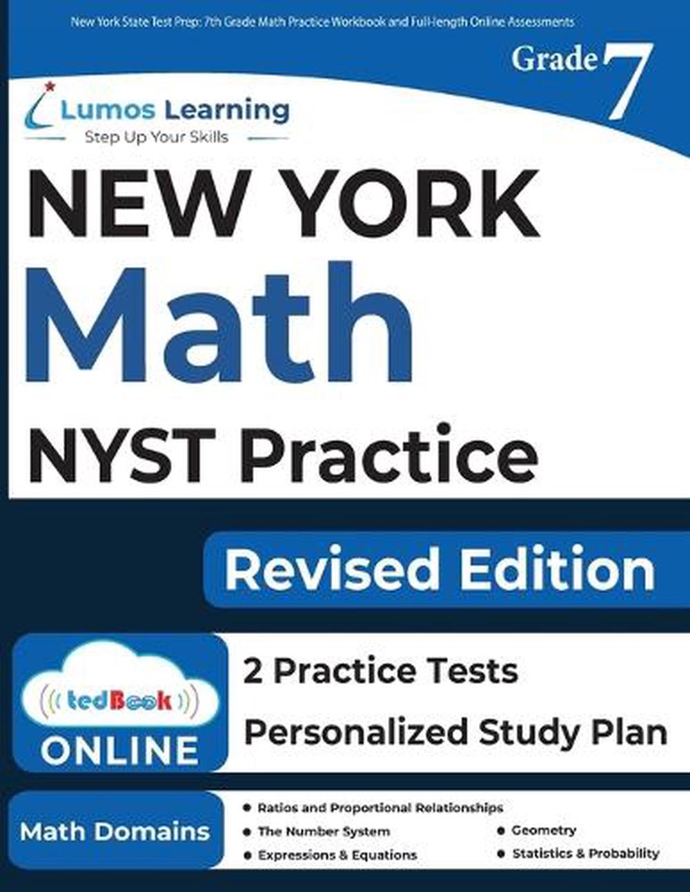 New York State Test Prep 7th Grade Math Practice Workbook and Full