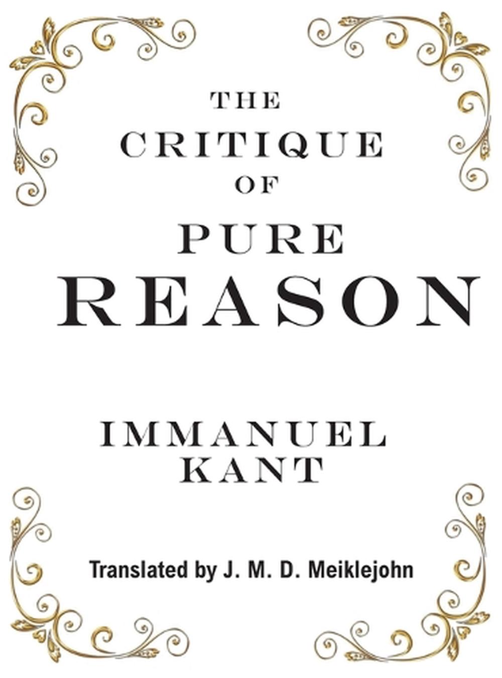 critique of pure reason