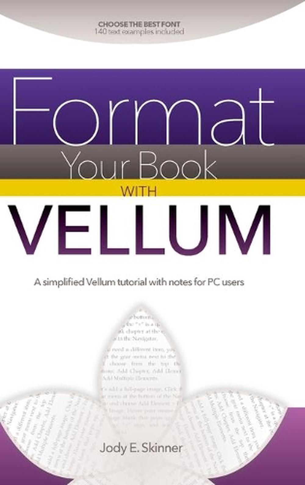 vellum book formatting