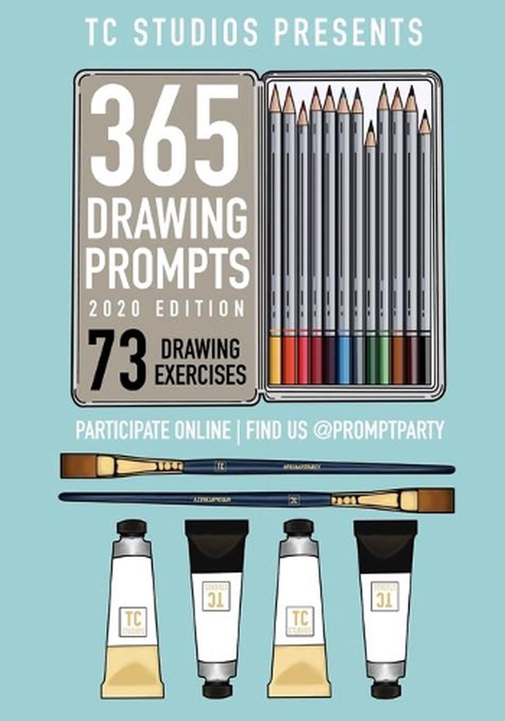 365 Drawing Prompts 2020 Edition by Jaz Johnson (English) Paperback