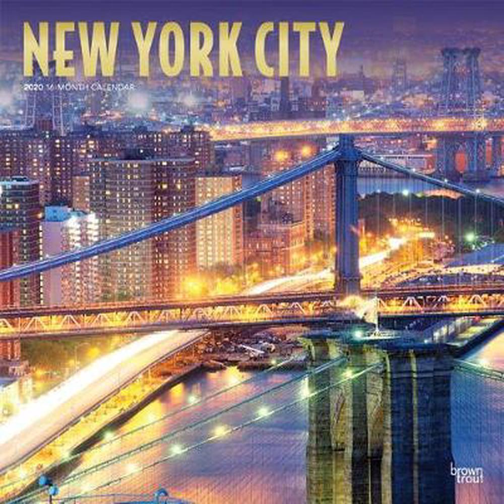 New York City 2020 Square Wall Calendar by Inc Browntrout Publishers