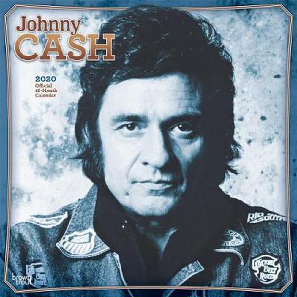 Johnny Cash 2020 Square Wall Calendar by Inc Browntrout Publishers