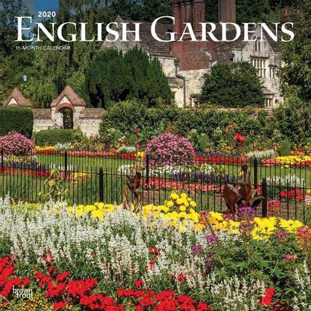 English Gardens 2020 Square Wall Calendar by Browntrout Publishers Inc