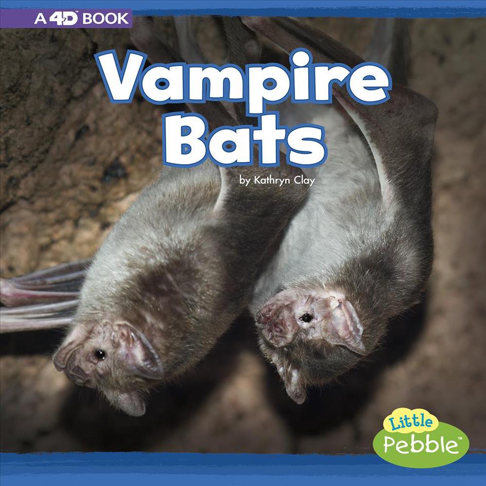 Vampire Bats: A 4D Book by Kathryn Clay Hardcover Book Free Shipping